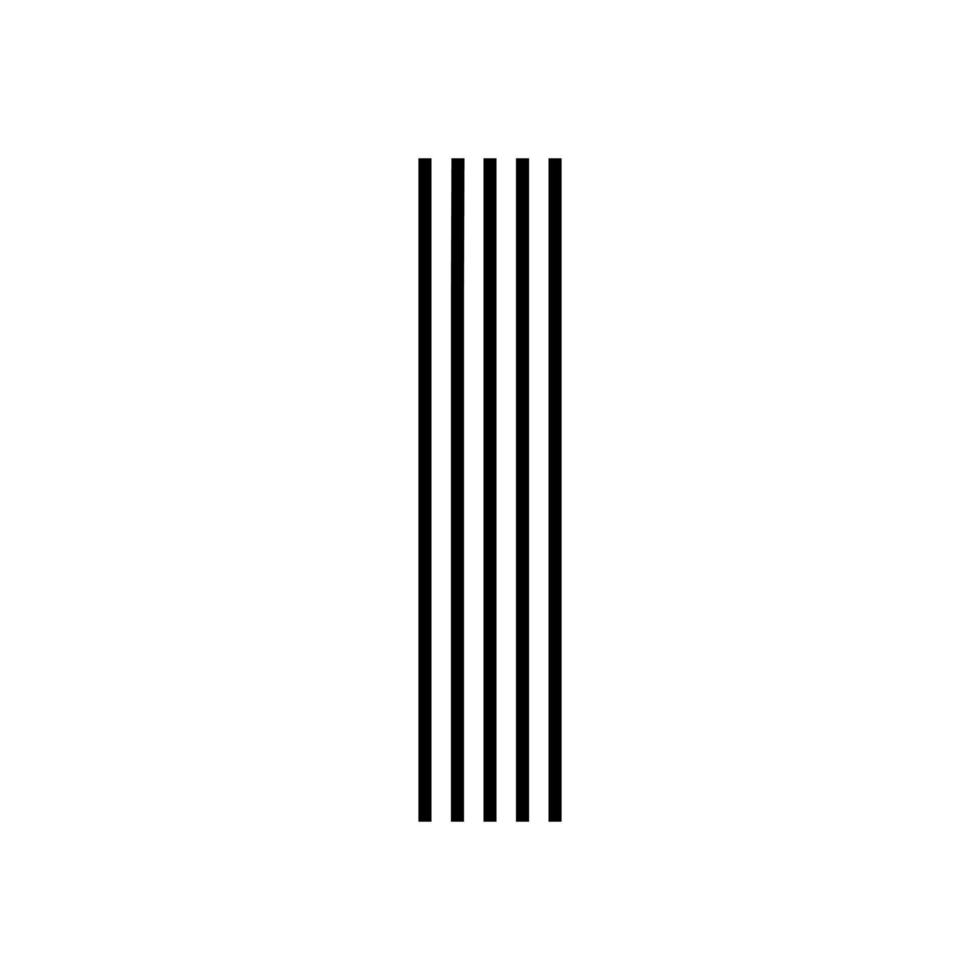 Linear letter I modern icon. Alphabet line and I herb intertwining design. Logo, corporate identity, app, Creative banner and more. Creative geometric line. vector