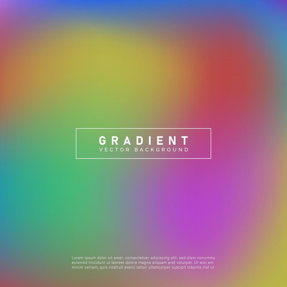 Abstract blurred colorful gradient mesh background vector