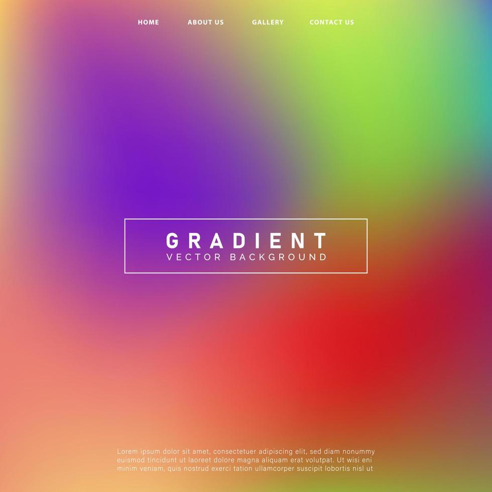 Abstract creative gradient mesh background vector