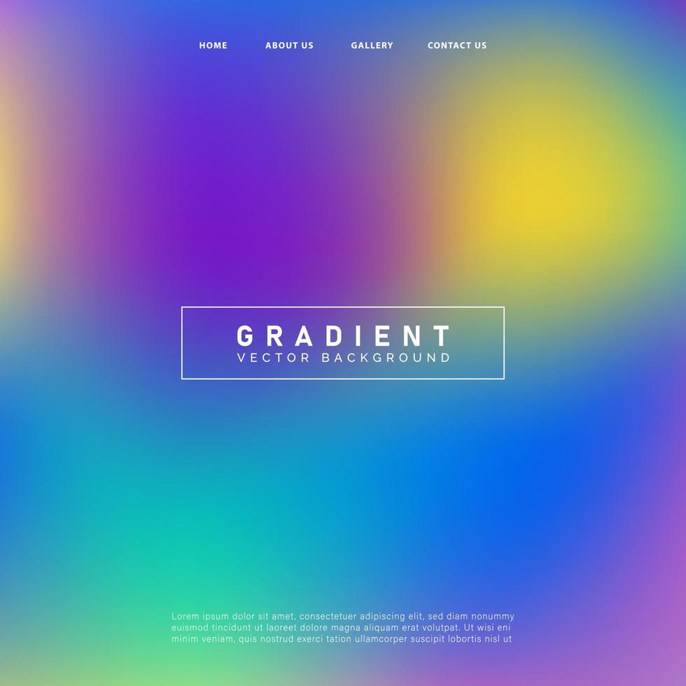 Abstract gradient mesh background decorative vector