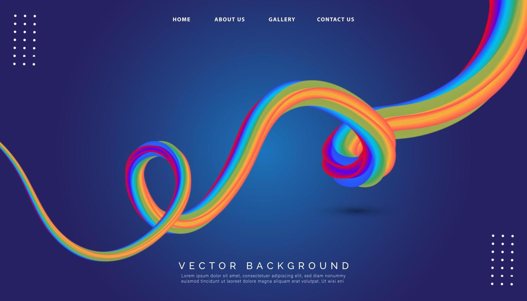 Modern abstract colorful rainbow background vector