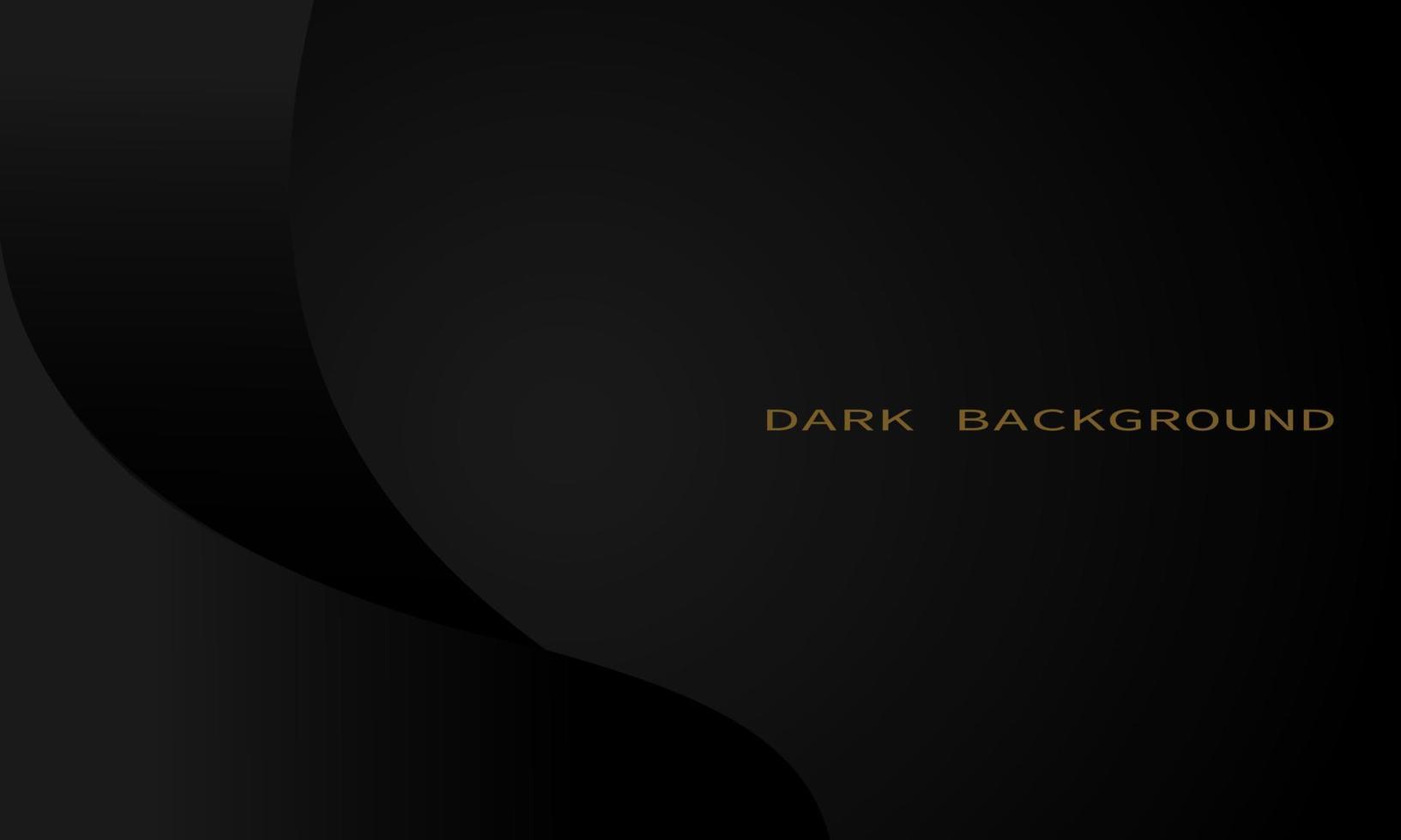 dark background with wave lines on the left vector