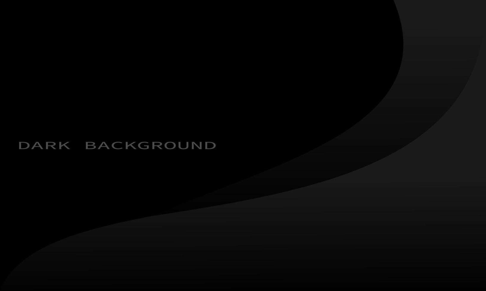 dark background with wavy lines on the right vector