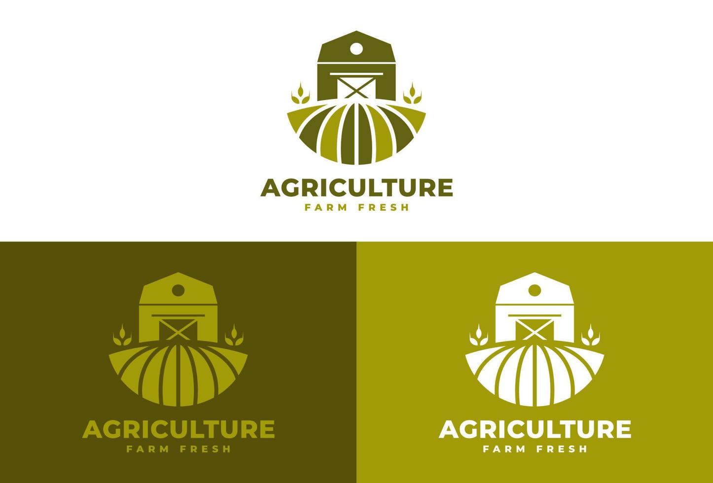 Barn house logo vector design template, Farm house logo concept template inspiration