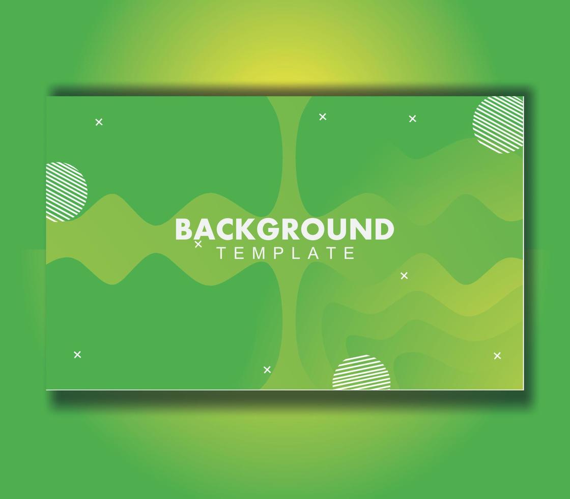 green color gradient abstract background design template vector