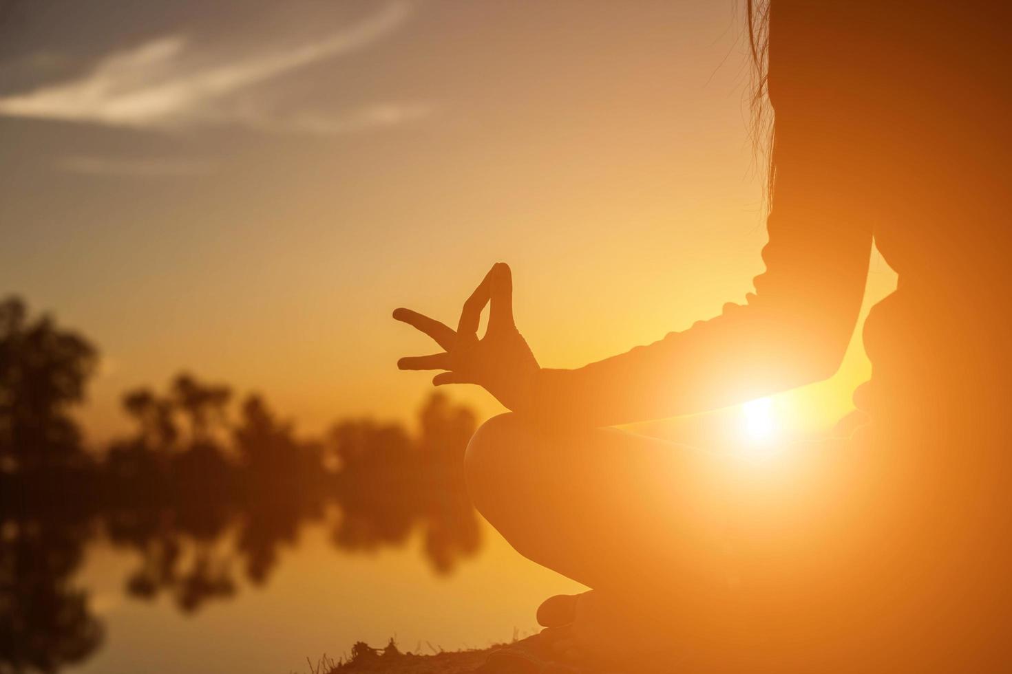 hands-shape for the Sun. photo