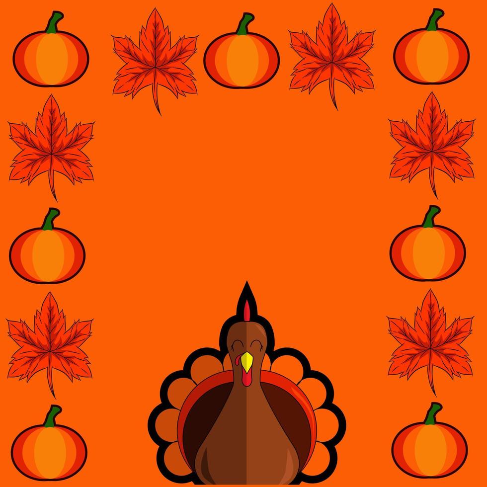 Happy Thanksgiving Background Illustration. Hand drawn typography poster. Celebration text, icon or badge. Vector wallpaper.