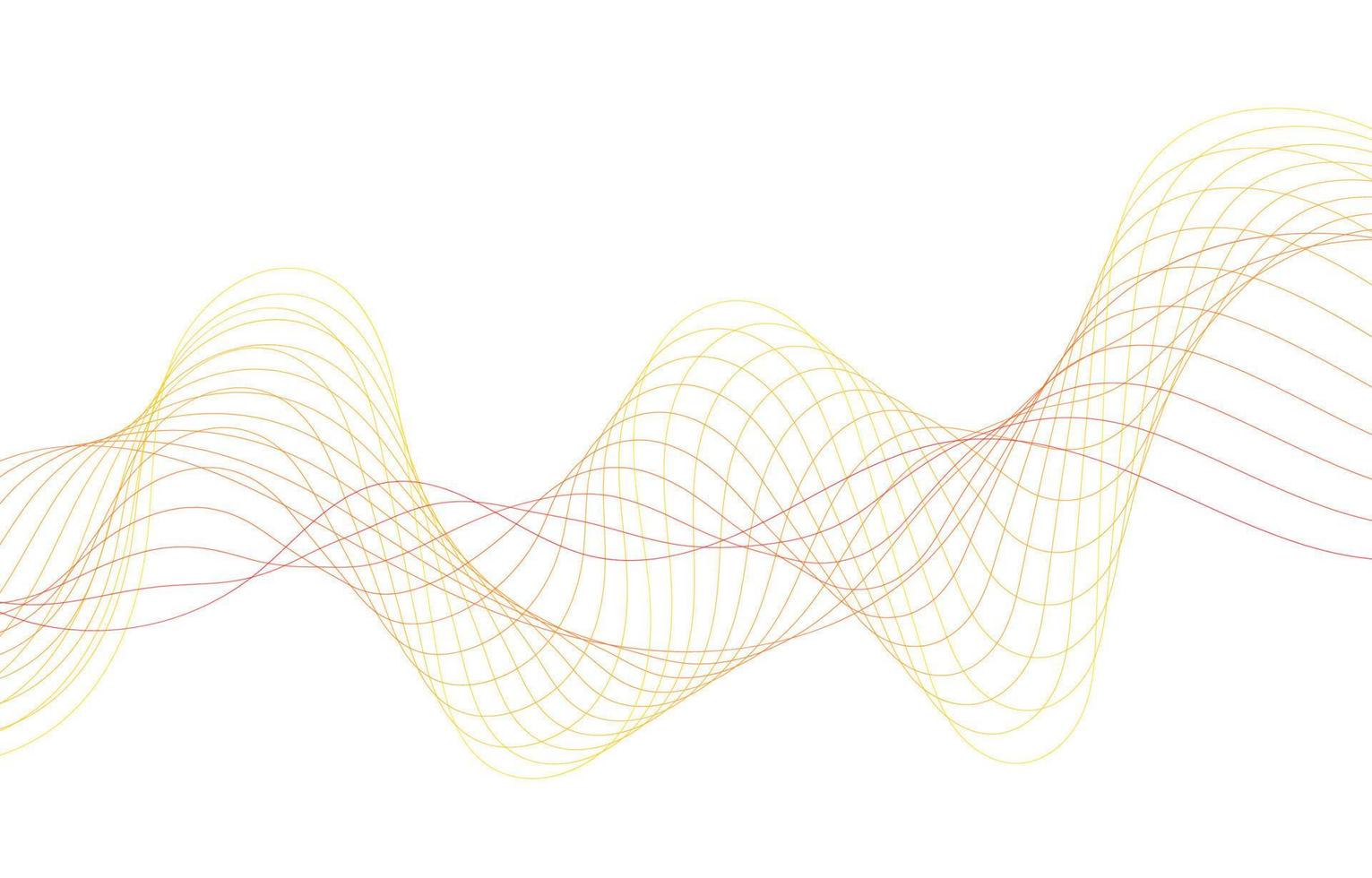 Abstract Sound Wave Line Background vector