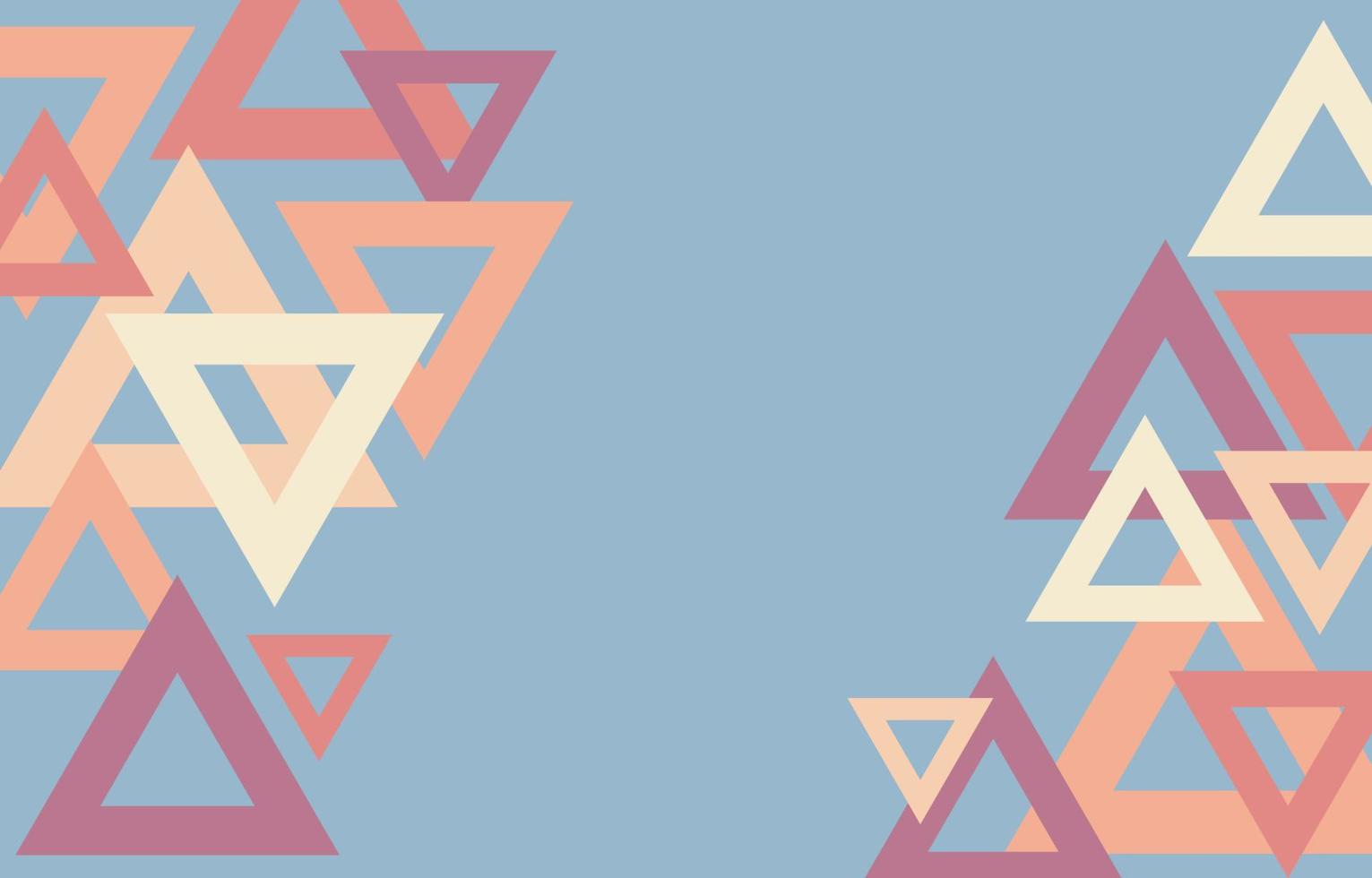 fondo de triángulos geométricos modernos abstractos vector