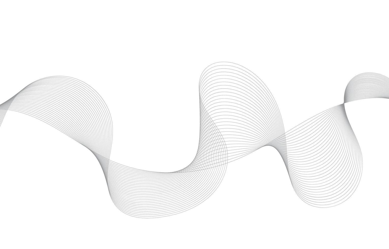 Abstract Sound Wave Line Background vector