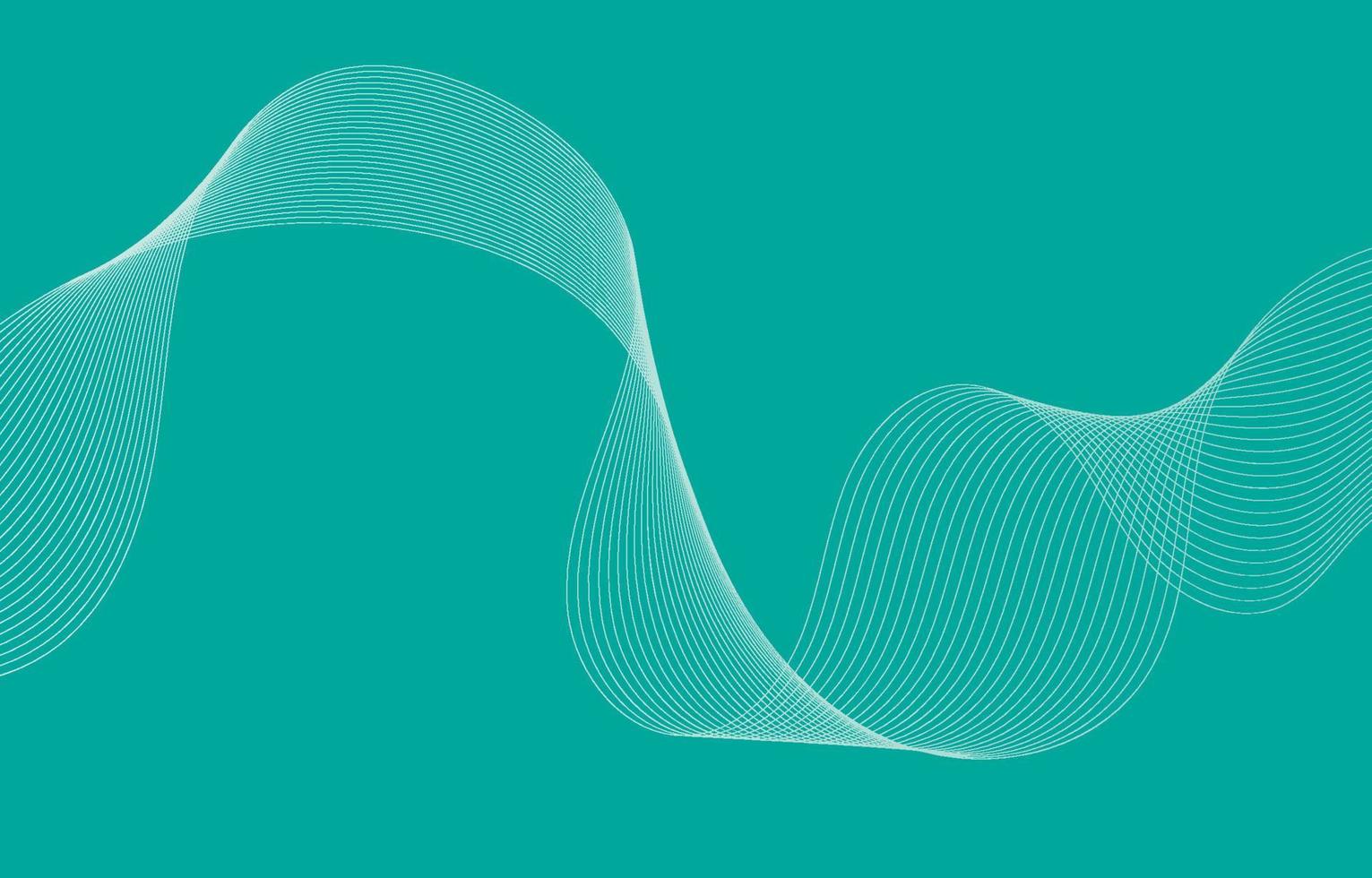 Abstract Sound Wave Line Background vector