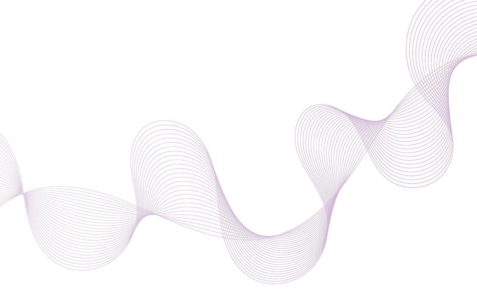 Abstract Sound Wave Line Background vector