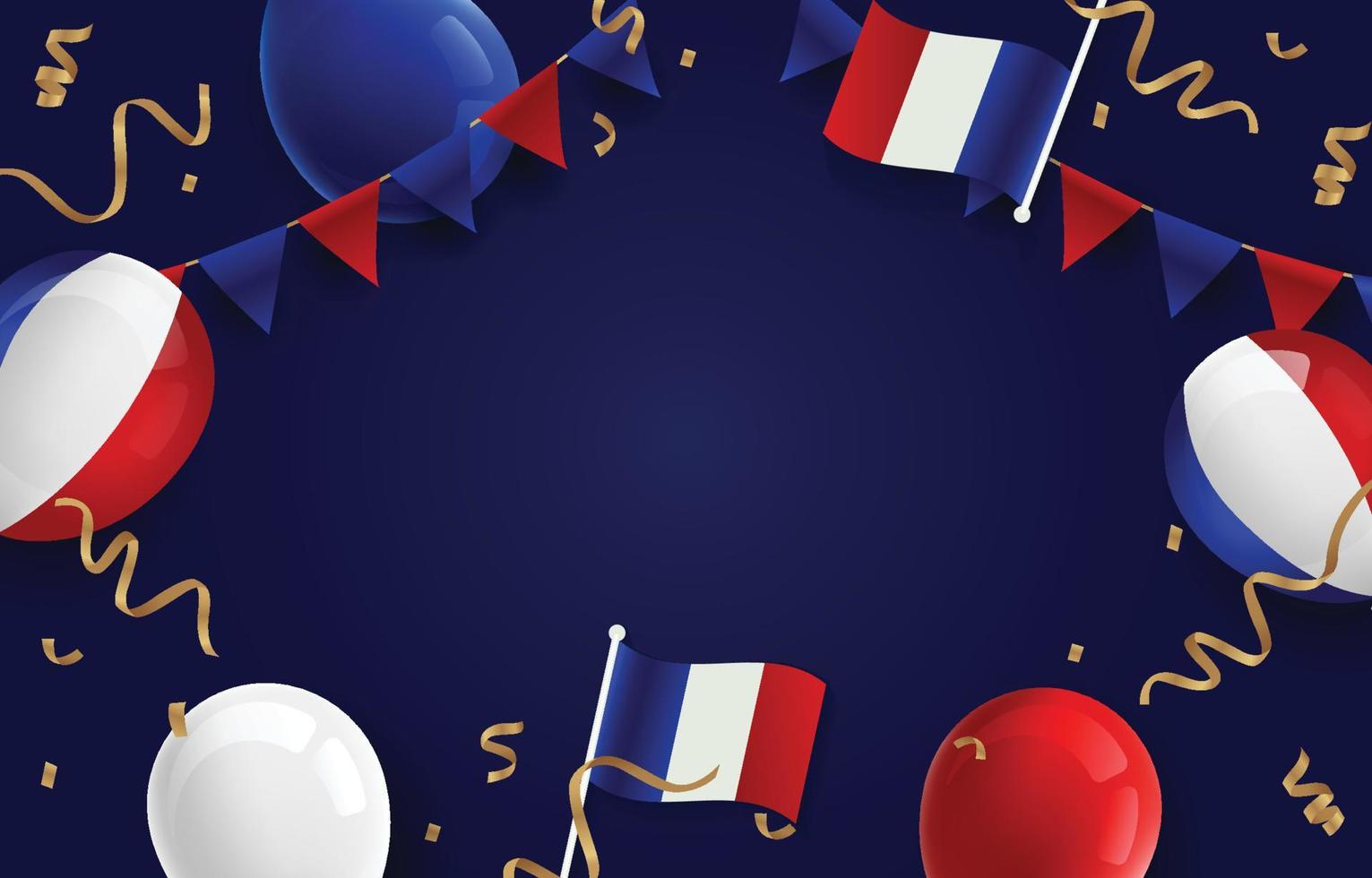 Bastille Day Background vector