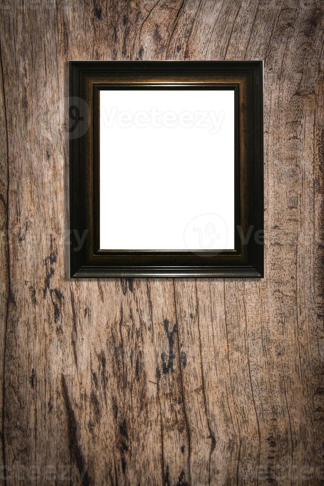 Wooden Photo Frame vintage frame decorations on wood backgroung