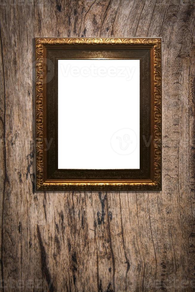 Wooden Photo Frame vintage frame decorations on wood backgroung