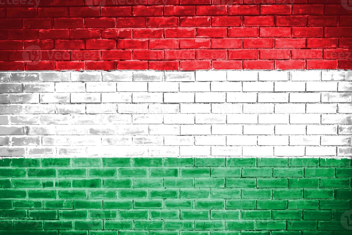 hungary flag wall texture background photo