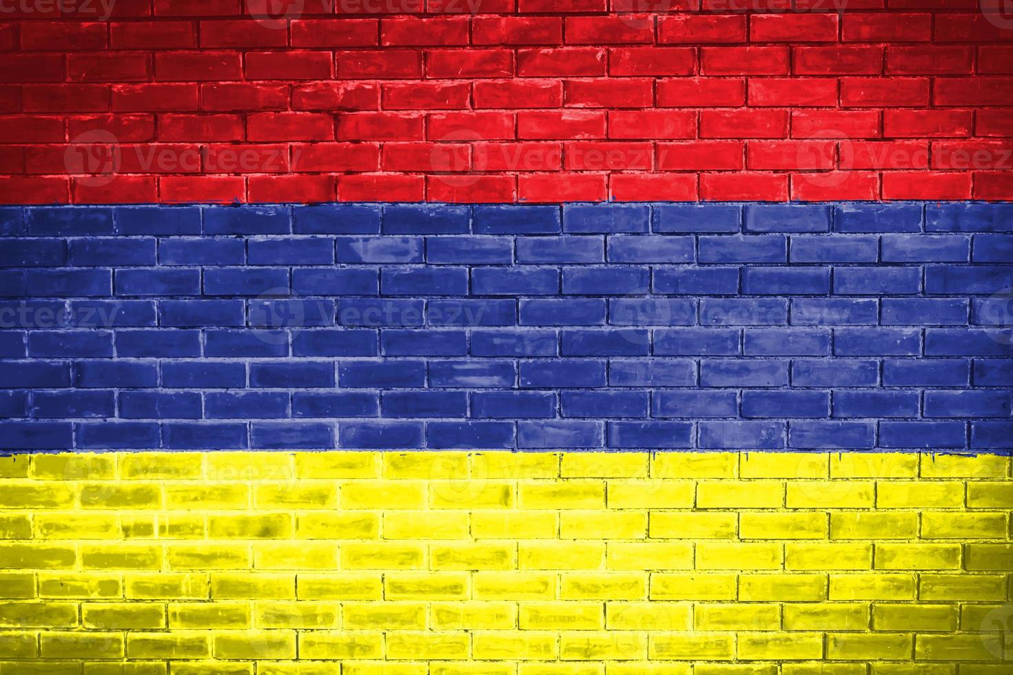 armenia flag wall texture background photo