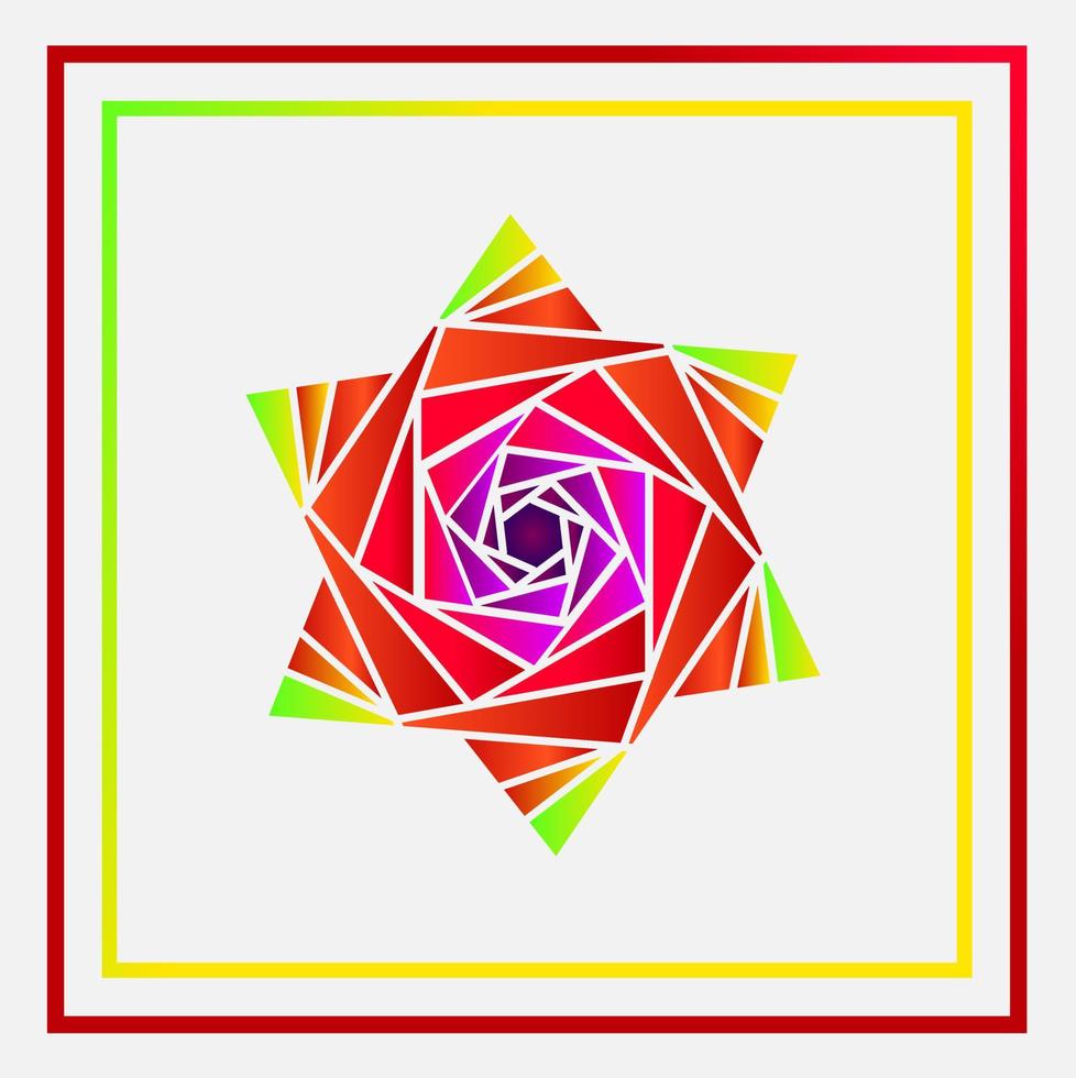 fondo aislado de diseño de estilo de flor de mandala de arte de línea de lujo vector