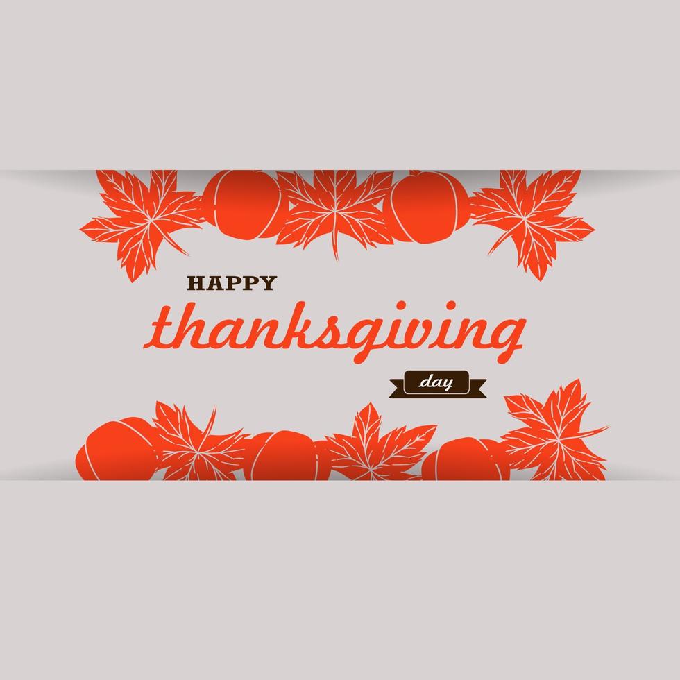 Happy Thanksgiving Background Illustration. Hand drawn typography poster. Celebration text, icon or badge. Vector wallpaper.