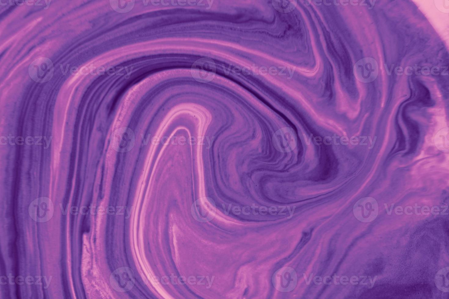 Purple background from liquid and color combinations photo