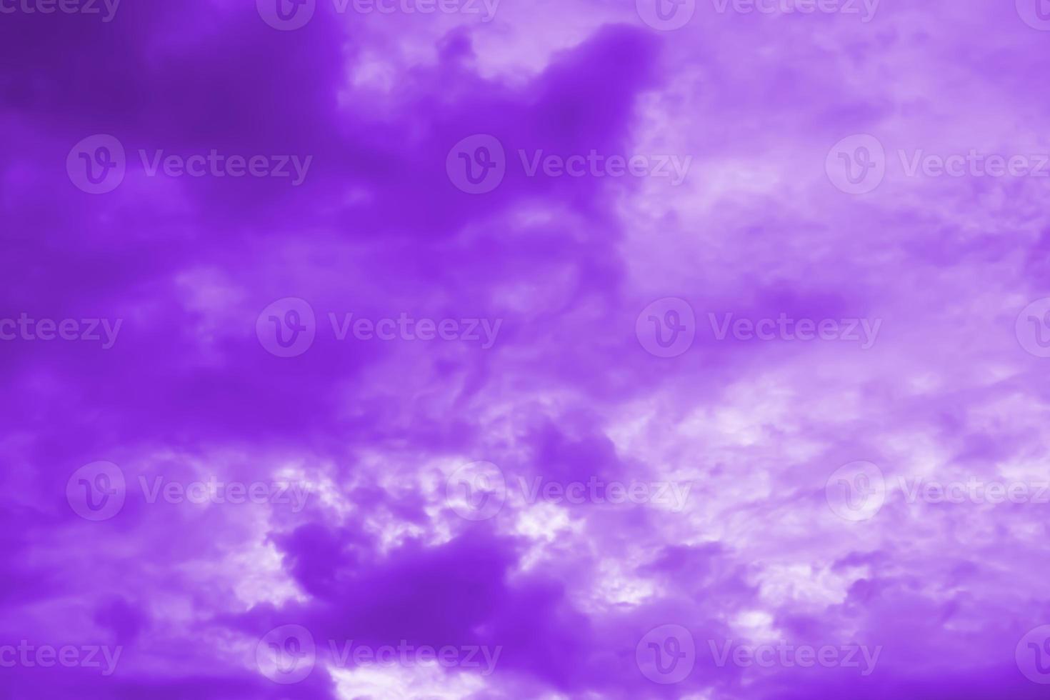 The sky is dyed purple photo