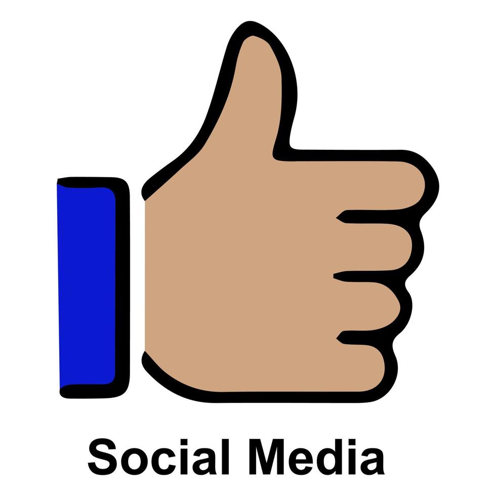 Icon Social Media Vector Illustration