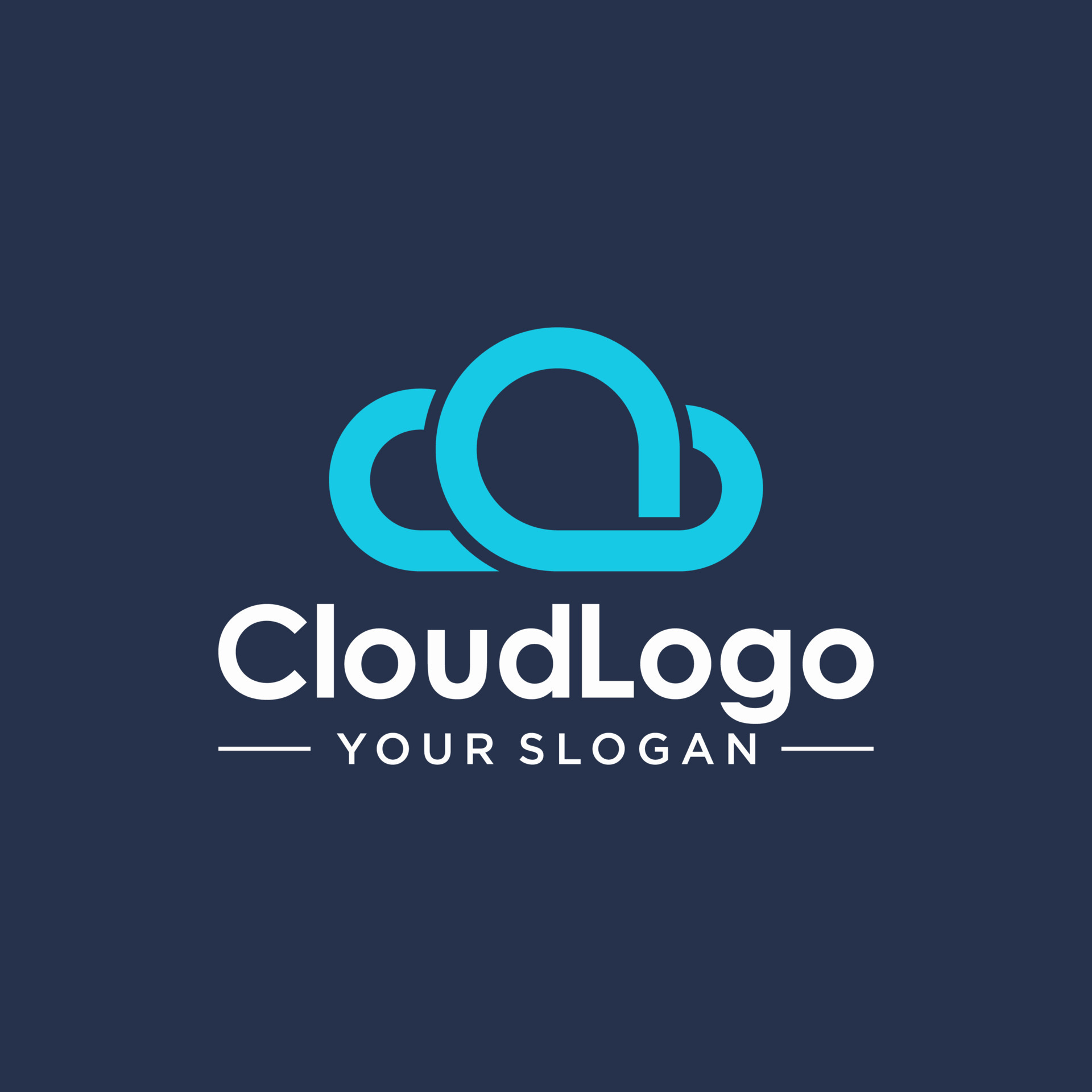 Cloud Tech Logo Design Template 7922823 Vector Art at Vecteezy