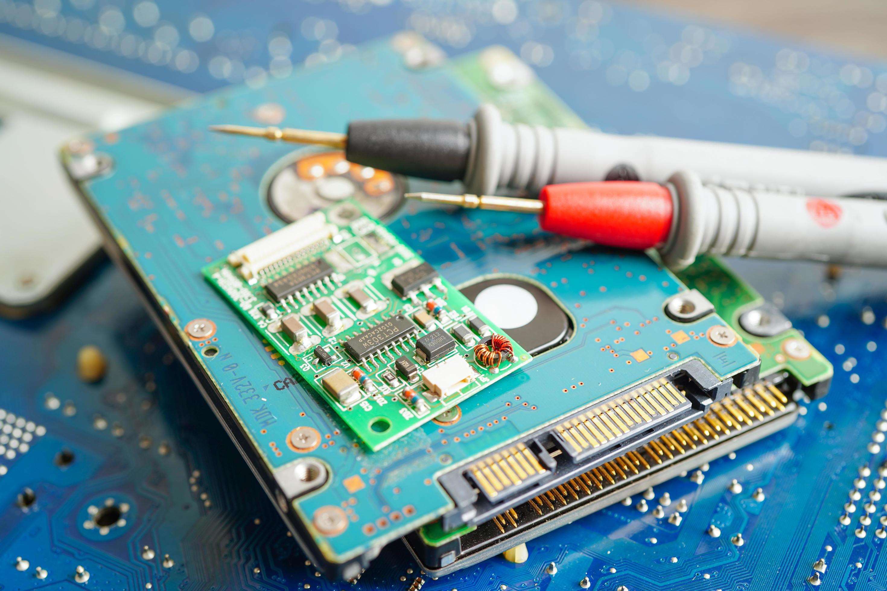 Repairing and upgrade circuit mainboard of notebook, electronic