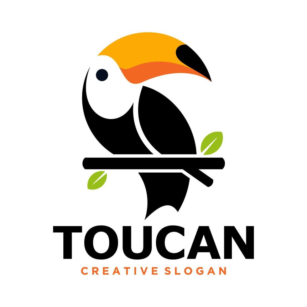 Toucan Bird Mascot Vector Illustration