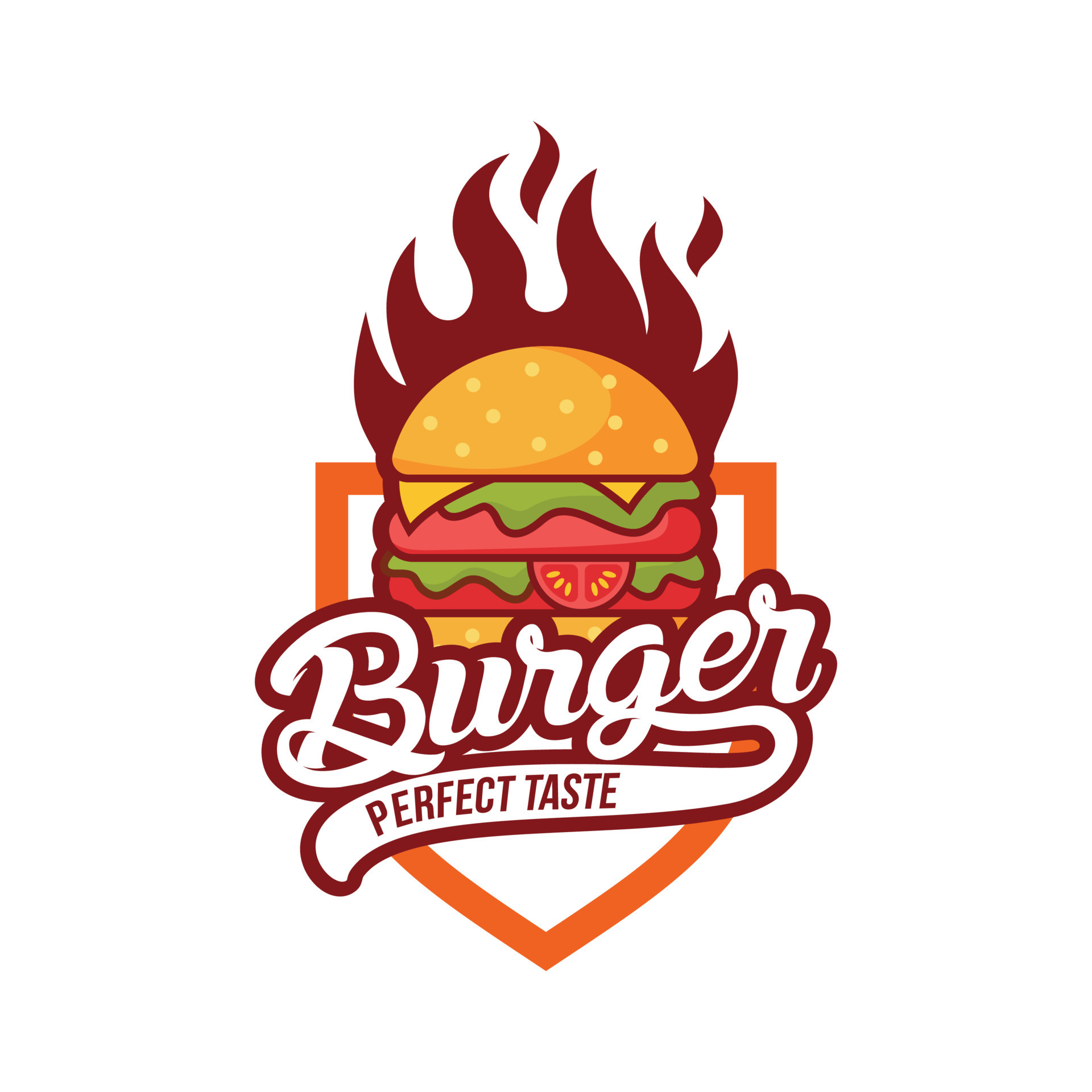 Burger Logo Vector Art, Icons, and Graphics for Free Download