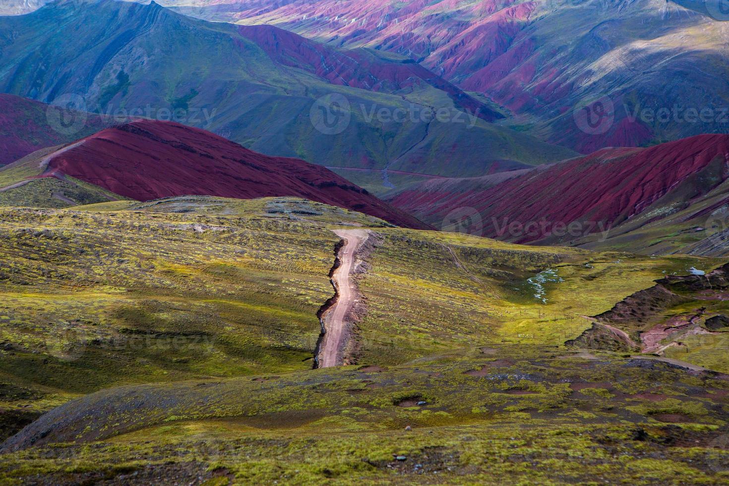 The Andes, Andes Mountains or Andean are the longest continental mountain range in the world. Beautiful mountain landscape in Peru photo