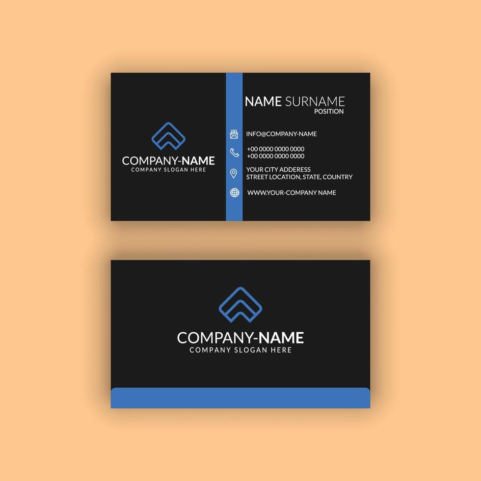 Modern Corporate Business Card vector