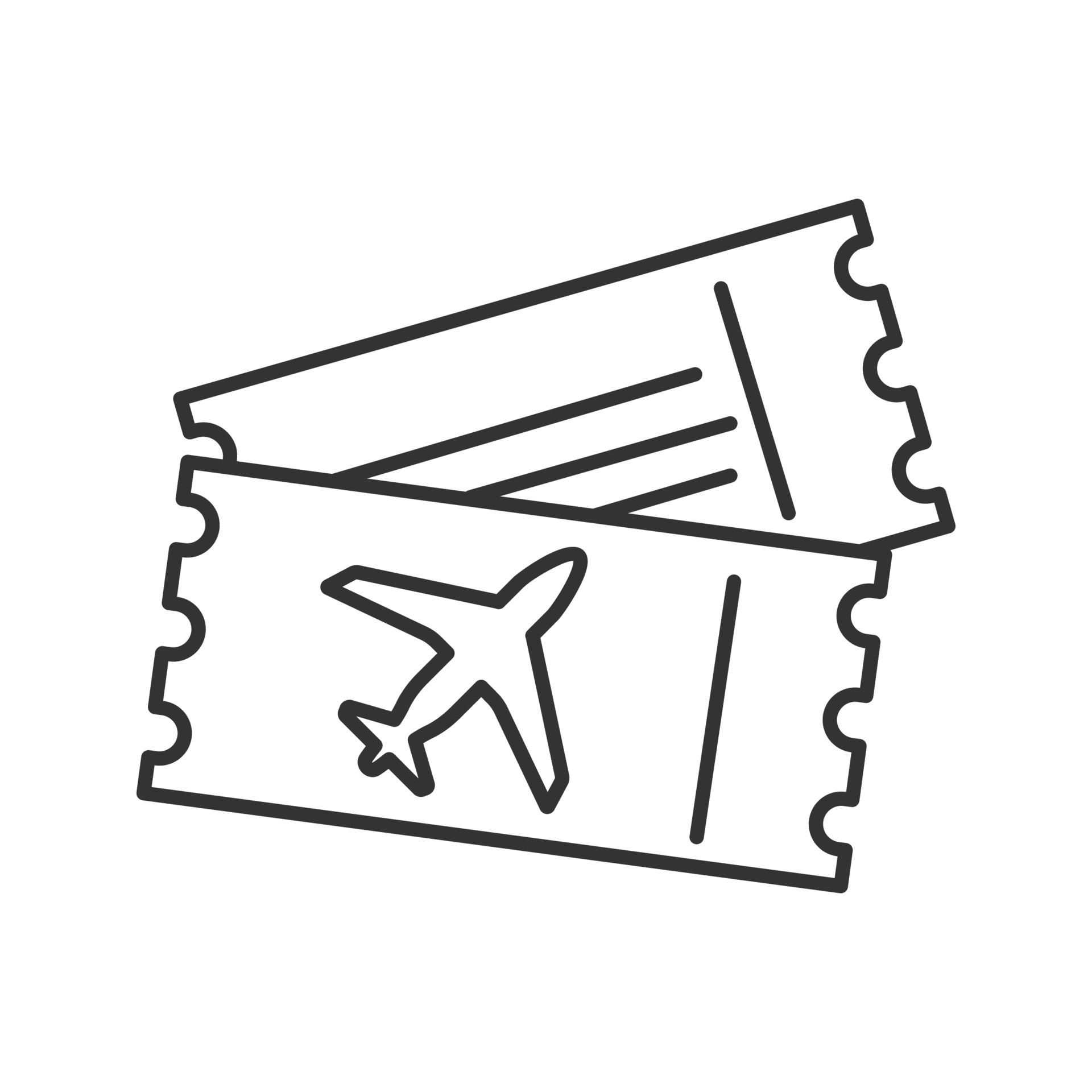 Sticker Billet d'avion - Boarding pass