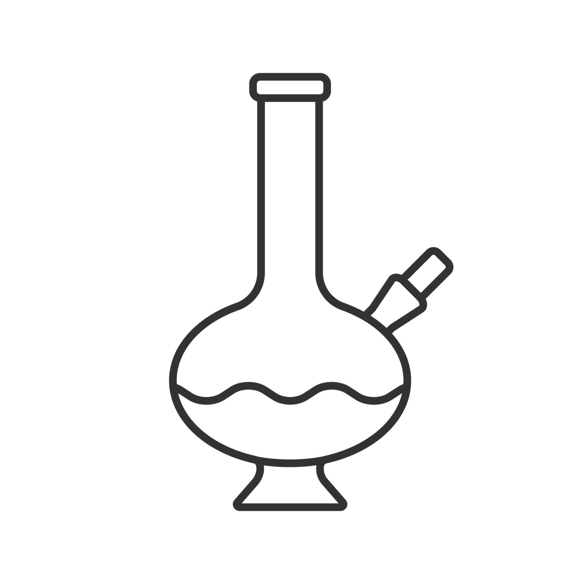 Weed Pipe Drawing