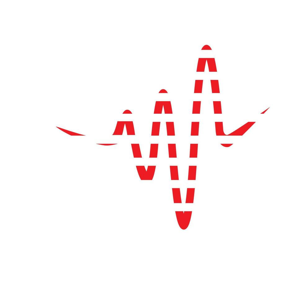 sound wave  logo vector