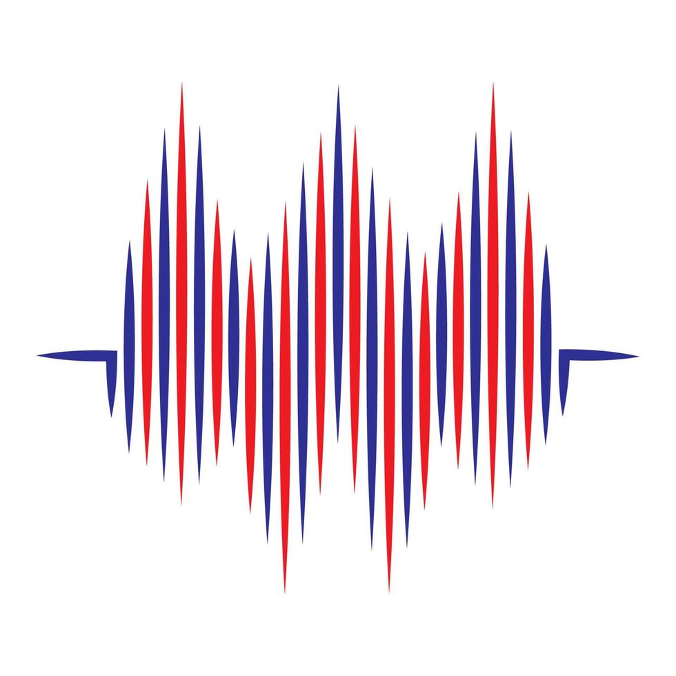 sound wave logo vector