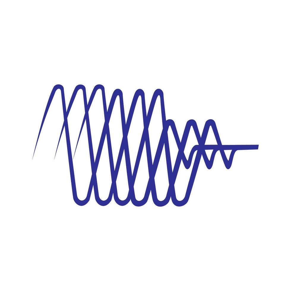 sound wave logo vector