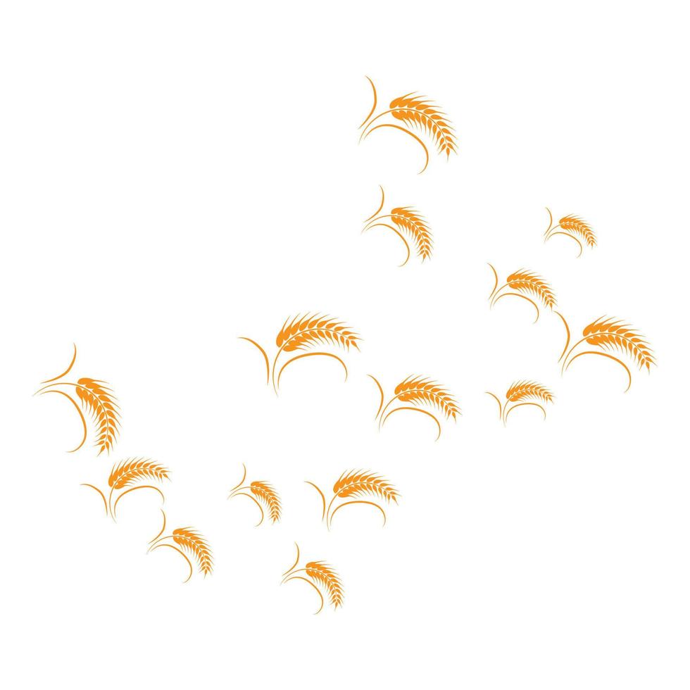 wheat Logo vektor design vector