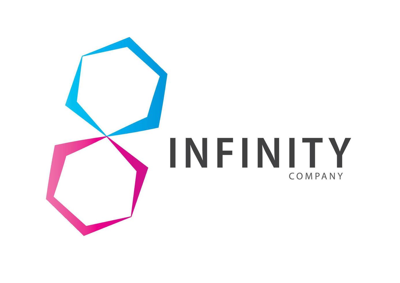 Infinity logo template vector design