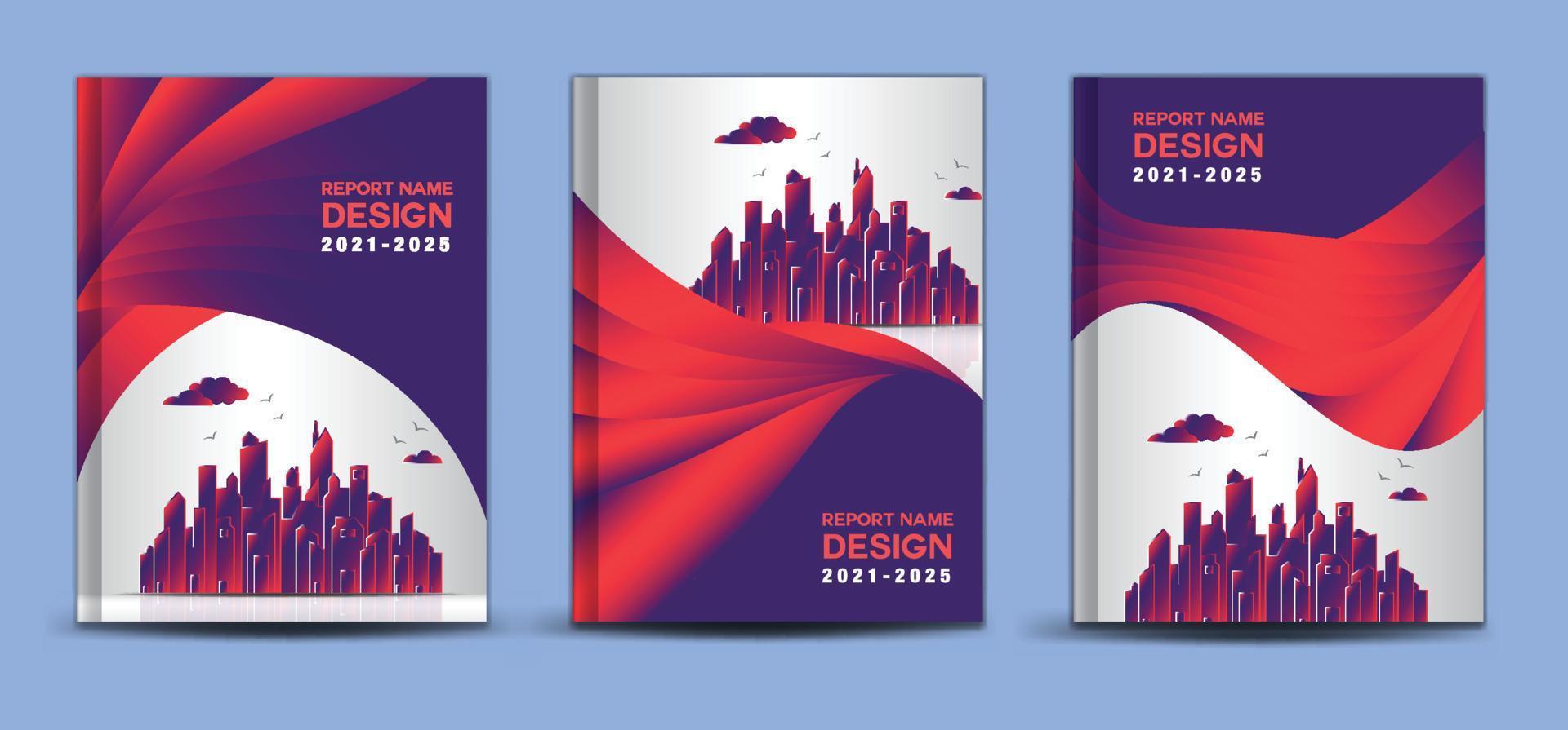 Coporate Cover template set, Annual report 2020-20205, Business brochure flyer template, advertisement, company profile, magazine ads, book, poster, liquid orange abstract background vector, A4 size vector