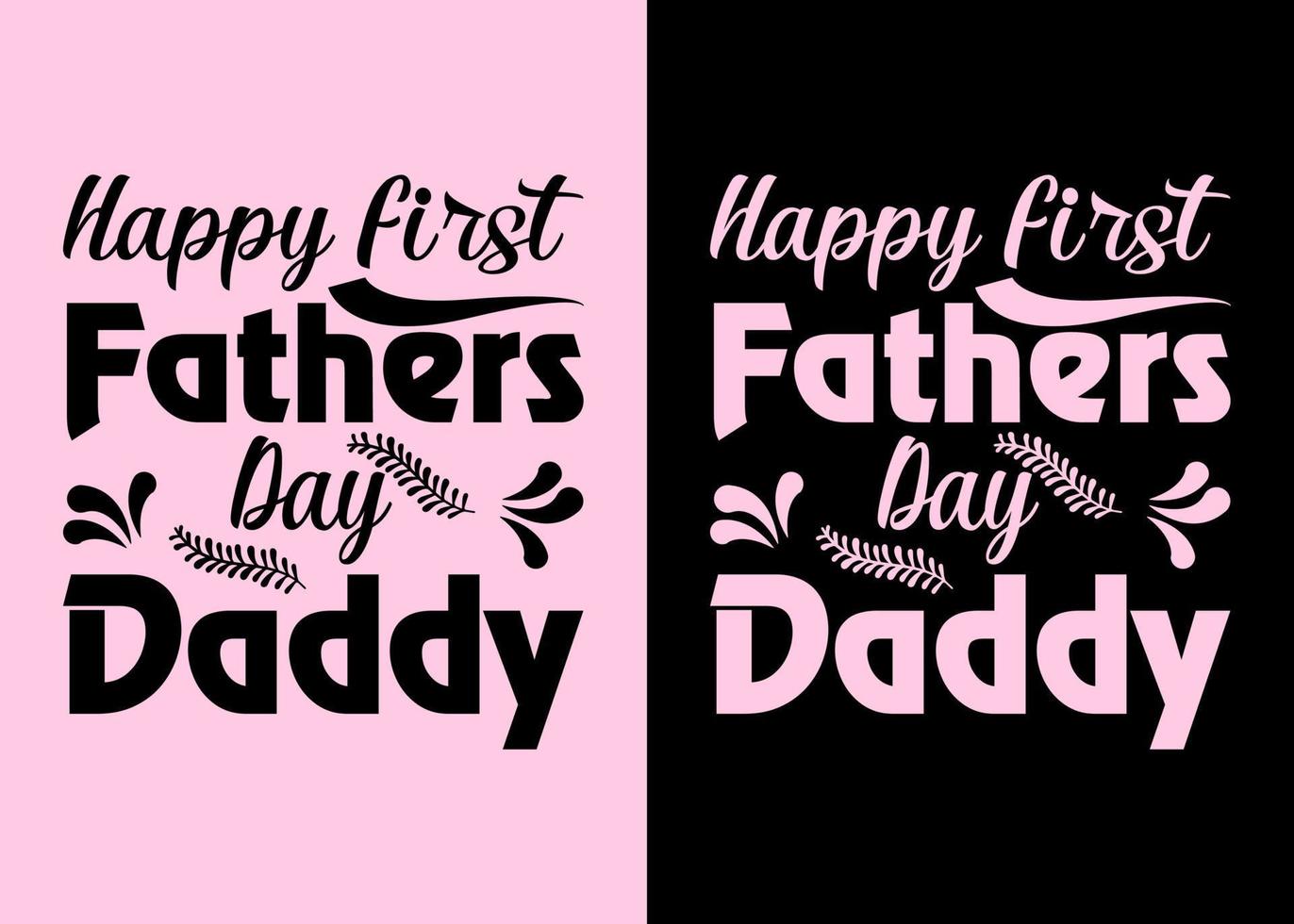 Fathers day quotes t-shirt template design vector