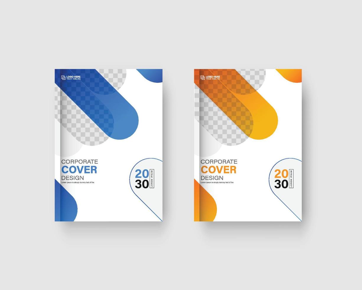 Corporate Business Book  Cover Design  template vector