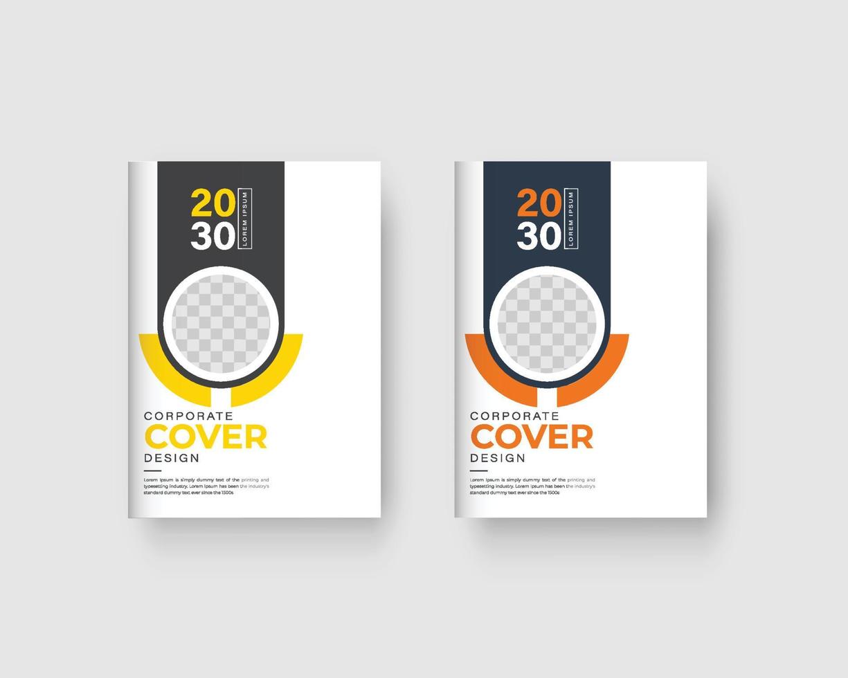 Corporate Business Book  Cover Design vector