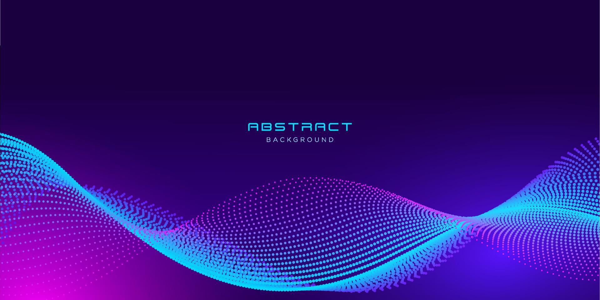 Abstract wave Technology background vector