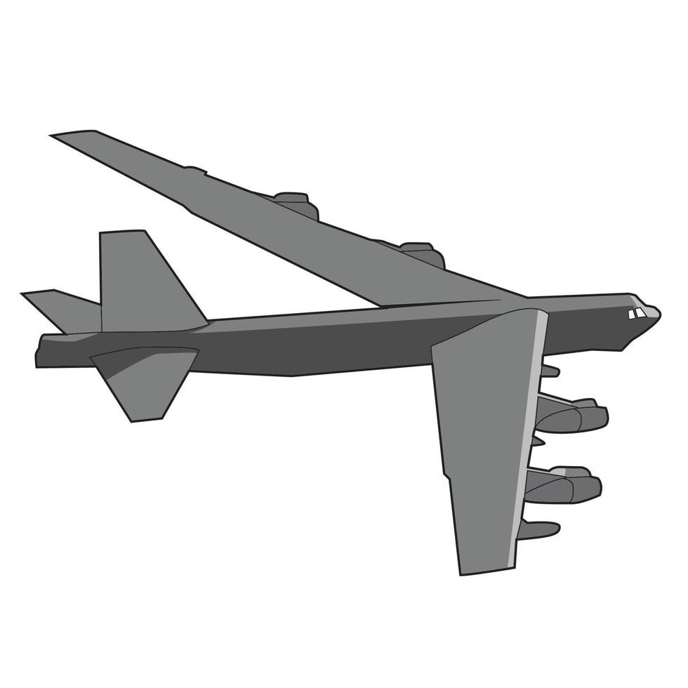 modern bomber plane illustration vector design