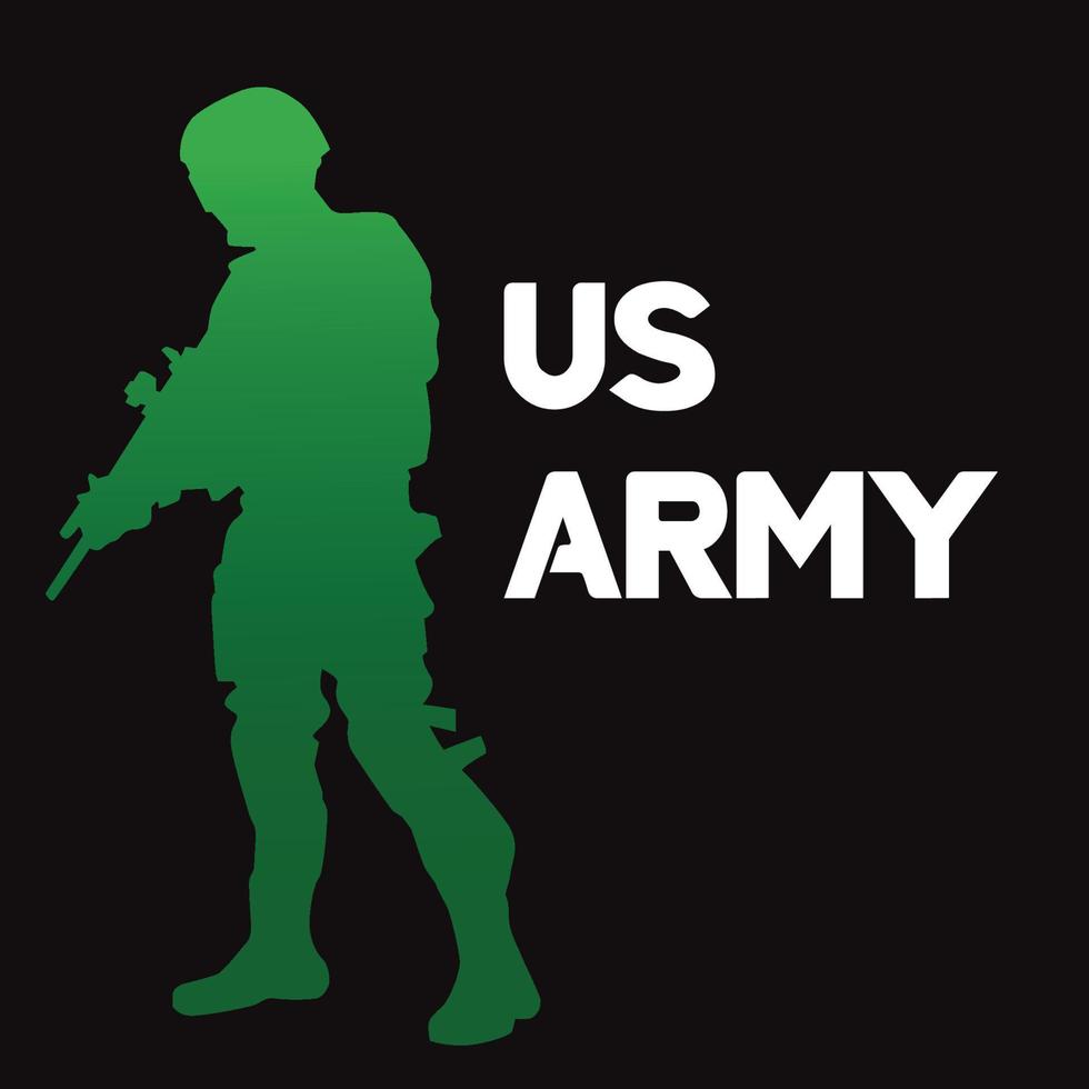 tactical soldier silhouette vector design