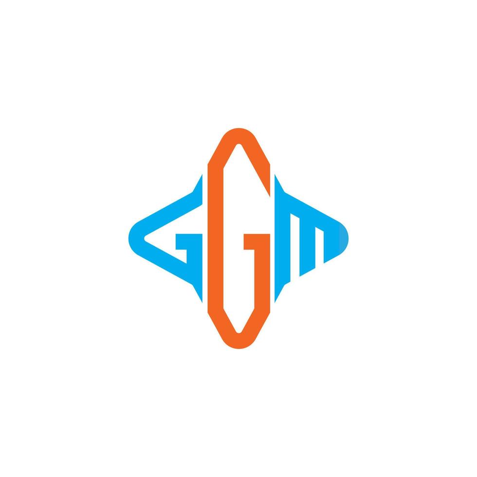 GGM letter logo creative design with vector graphic