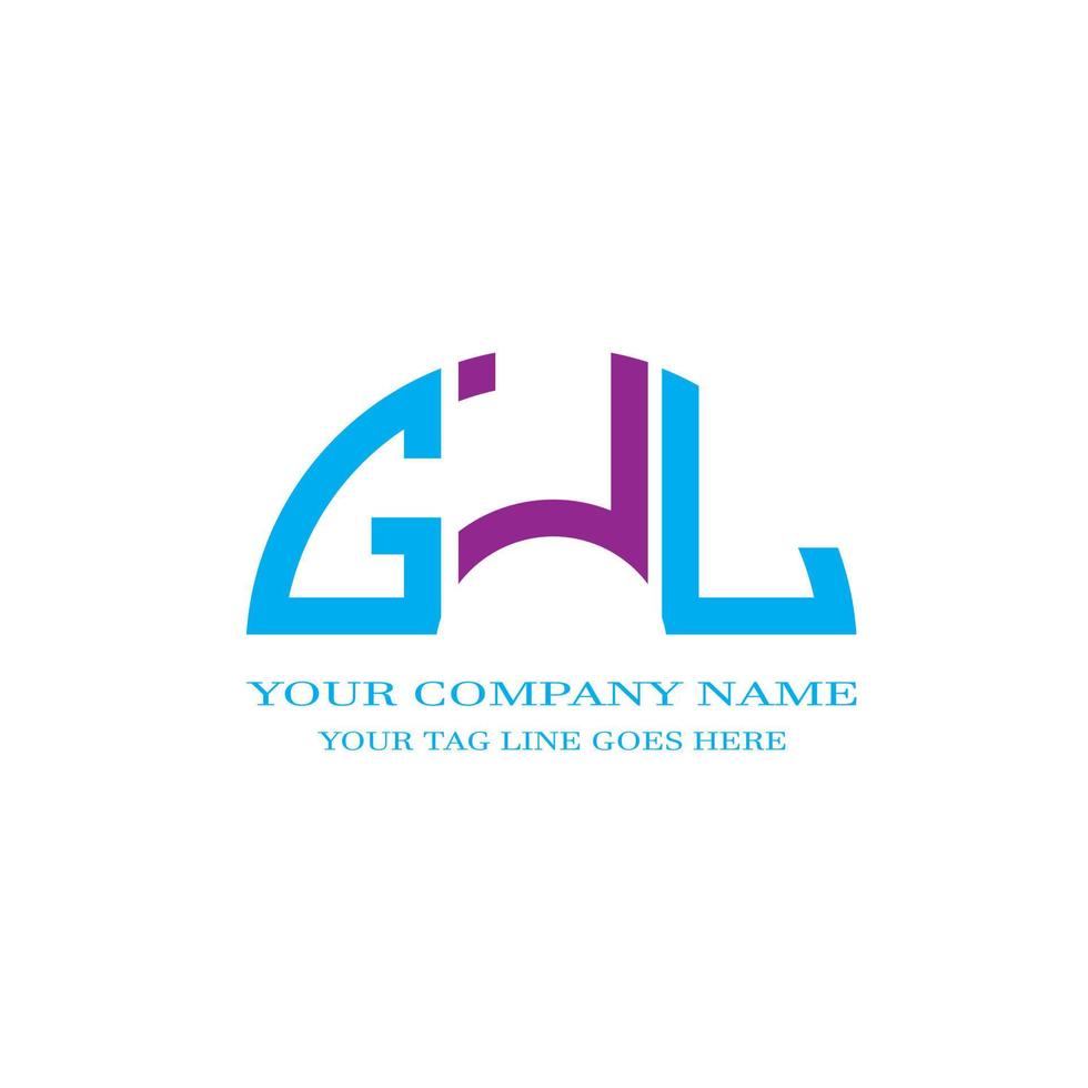 GJL letter logo creative design with vector graphic