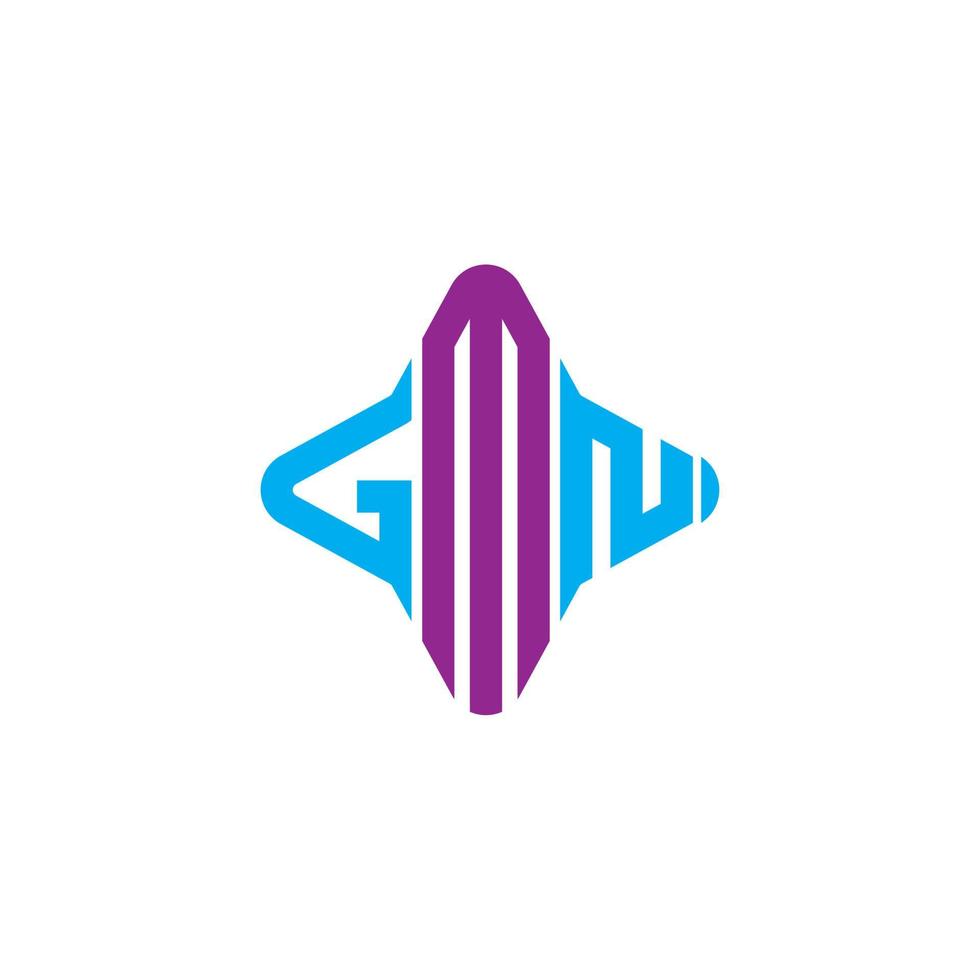 GMN letter logo creative design with vector graphic