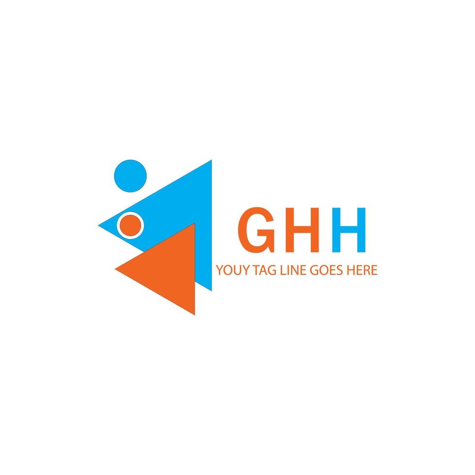 GHH letter logo creative design with vector graphic